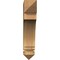 Ekena Millwork Imperial Arts & Crafts Rough Sawn Bracket, Western Red Cedar, 4"W x 20"D x 20"H BKT04X20X20IMP03RWR - alternate 2